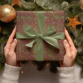 Feuille De Papier Cadeau Élégant Noël William Morris tous les jours