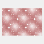 Feuille De Papier Cadeau Elegant Pastel Abstract Star Pattern (Devant 3)