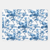 Feuille De Papier Cadeau Élégant Pastel Rose, Gris, Rose Bleu (Devant 2)