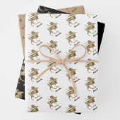 Feuille De Papier Cadeau Élégant personnalisation Renaissance gothique Grif (En situation)