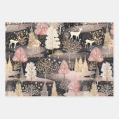 Feuille De Papier Cadeau Elegant Pink Village (Devant 2)