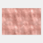 Feuille De Papier Cadeau Elegant Rose Gold Foil Glam Patterns (Devant 2)