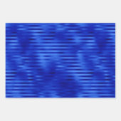 Feuille De Papier Cadeau Élégant Royal Blue Foil Hanoukka (Devant)