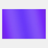 Feuille De Papier Cadeau Élégant Royal violet et or (Devant 2)