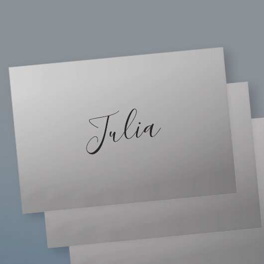 Feuille De Papier Cadeau Élégant script moderne modifiable écriture de text