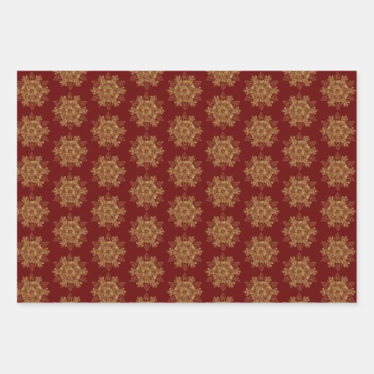 Feuille De Papier Cadeau Élégant Sparkling Golden Sparkling (Devant 2)