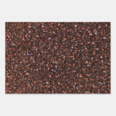 Feuille De Papier Cadeau Élégant Tan noir Brown de Terrazzo Brown Rétro (Devant)