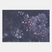 Feuille De Papier Cadeau Élégant violet floral néerlandais (Devant 2)