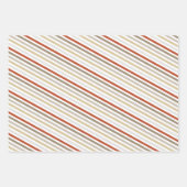 Feuille De Papier Cadeau Elégante aquarelle Joyeux Noël (Devant 3)