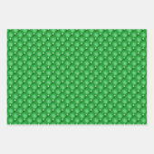 Feuille De Papier Cadeau Élégante huile verte (Devant)