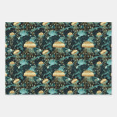 Feuille De Papier Cadeau Élégante méduse Ethérée (Devant 2)