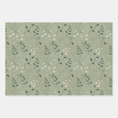 Feuille De Papier Cadeau Élégante page de découpage d'enveloppes botaniques (Devant 2)