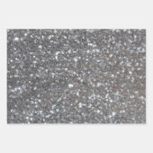 Feuille De Papier Cadeau Élégante Touche D'Argent (Devant)