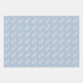 Feuille De Papier Cadeau Élégante typographie de script de pinceau du pilot (Devant 3)