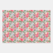 Feuille De Papier Cadeau Élégantes pivoines (Devant 2)