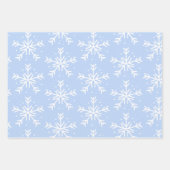 Feuille De Papier Cadeau Eléments de Noël en bleu Cobalt (Devant 2)
