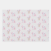 Feuille De Papier Cadeau Eléphant Bébé mignon (Devant 2)