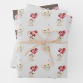 Feuille De Papier Cadeau Eléphant Bébé mignon (En situation)