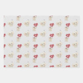Feuille De Papier Cadeau Eléphant Bébé mignon (Devant)
