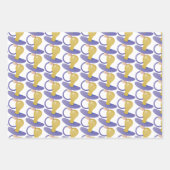 Feuille De Papier Cadeau Éléphant et pacificateur de bébé (Devant 3)