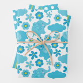 Feuille De Papier Cadeau Eléphant mignon (En situation)