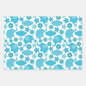 Feuille De Papier Cadeau Eléphant mignon (Devant)