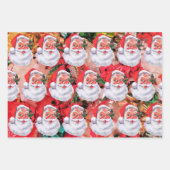 Feuille De Papier Cadeau Elf & Bows de Noël & Père Noël Fun Holiday (Devant 2)