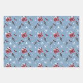 Feuille De Papier Cadeau Elf "Fils d'un Noisette" Motif d'hiver (Devant 2)