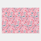 Feuille De Papier Cadeau Elf Holiday Candy Motif (Devant 3)