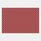 Feuille De Papier Cadeau Elf HOLLY JOLLY CHRISTMAS Dots Stripes (Devant 3)