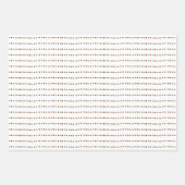 Feuille De Papier Cadeau Elf HOLLY JOLLY CHRISTMAS Dots Stripes (Devant 2)