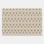 Feuille De Papier Cadeau Elfe de Noël de Père Noël (Devant 2)