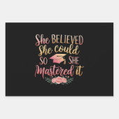 Feuille De Papier Cadeau Elle Croyait Qu'Elle Pouvait Le Masquer (Devant)