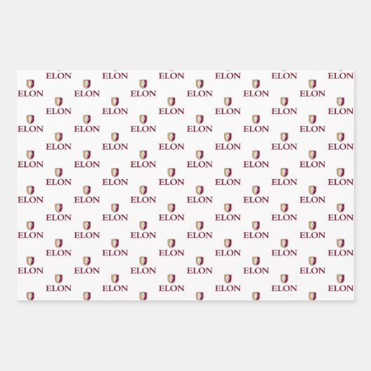 Feuille De Papier Cadeau Elon (Devant 3)