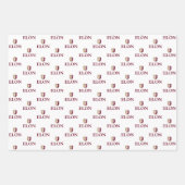 Feuille De Papier Cadeau Elon (Devant)