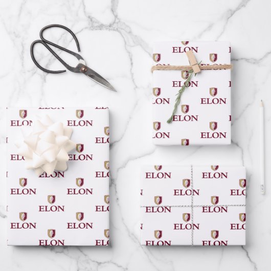 Feuille De Papier Cadeau Elon (Recto)