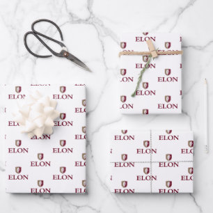 Feuille De Papier Cadeau Elon Graduation
