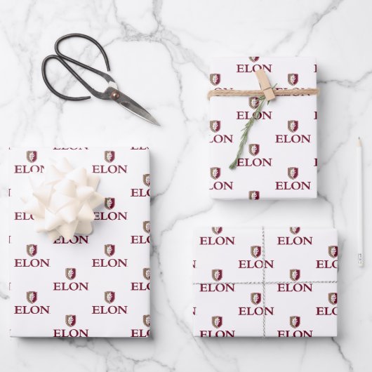 Feuille De Papier Cadeau Elon Graduation (Recto)