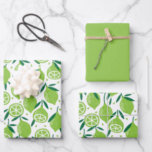 Feuille De Papier Cadeau Emballage personnalisé pour fête botanique et anni