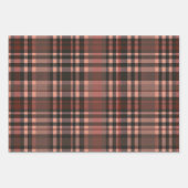 Feuille De Papier Cadeau Emballage plat classique rouge et vert (Devant 3)