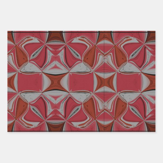 Feuille De Papier Cadeau Emballages de Noël (Devant)