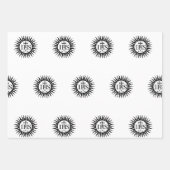 Feuille De Papier Cadeau Emblème de la Société de Jésus (Devant 3)