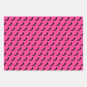 Feuille De Papier Cadeau Empreinte à chaussure à talon élevé (Devant 2)