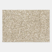 Feuille De Papier Cadeau Empreinte de léopard Champagne Gold (Devant 2)