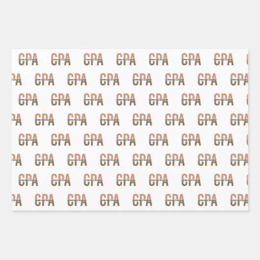 Feuille De Papier Cadeau EMPREINTE DE LÉOPARD comptable agréé CPA (Devant 3)