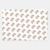 Feuille De Papier Cadeau EMPREINTE DE LÉOPARD comptable agréé CPA (Devant 2)