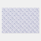 Feuille De Papier Cadeau Empreinte de léopard de coeur de pois violets de f (Devant 3)