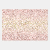 Feuille De Papier Cadeau Empreinte de léopard Gold White (Devant 3)