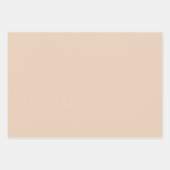 Feuille De Papier Cadeau Empreinte de léopard noir et crème (Devant 2)