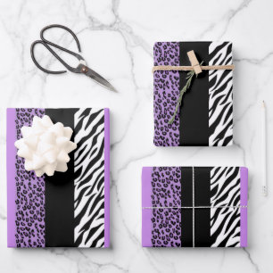 Feuille De Papier Cadeau Empreinte de léopard, Zebra Print, Poster de anima